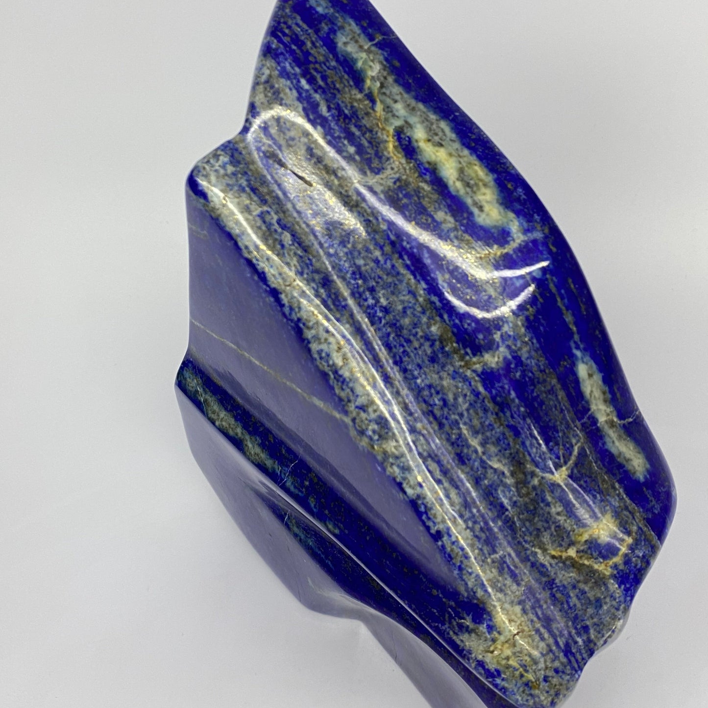 Lapis Lazuli, Lazurite, Afghanistan Minerals, Polished Gemstone, Royal Blue Lapis, Pyrite Inclusions, Lapis Block, Display Specimen