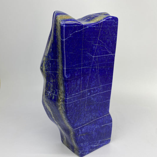 Lapis Lazuli, Lazurite, Afghanistan Minerals, Polished Gemstone, Royal Blue Lapis, Pyrite Inclusions, Lapis Block, Display Specimen