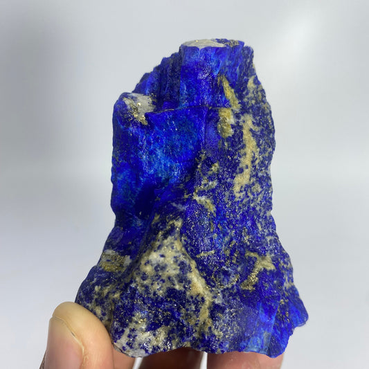 Lapis Lazuli, Lazurite, Afghanistan Minerals, 145g, Rough Gemstone, Royal Blue Lapis, Pyrite Inclusions, Lapidary Rough, Cabinet Specimen