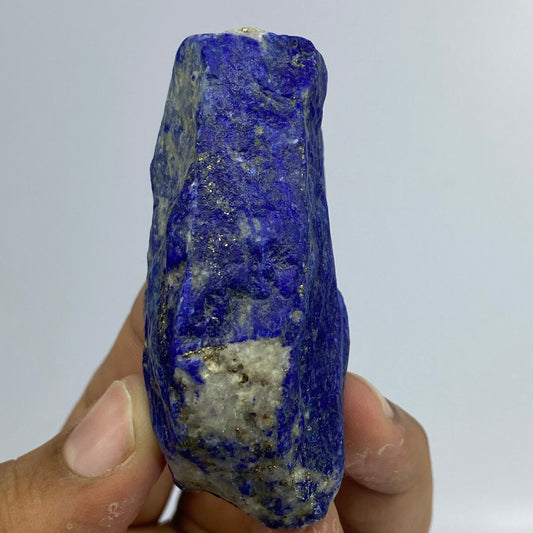 Lapis Lazuli, Lazurite, Afghanistan Minerals, 113g, Rough Gemstone, Royal Blue Lapis, Pyrite Inclusions, Lapidary Rough, Cabinet Specimen