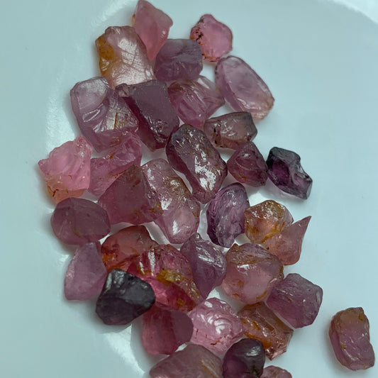 Pink Spinel, Spinel Rough, 60 Carat, Faceting Grade, Burma Spinel, Myanmar Gemstone, Gem Rough, Natural Spinel, Pink Gemstone, Loose Gemstone, Investment Gem, Lapidary Rough