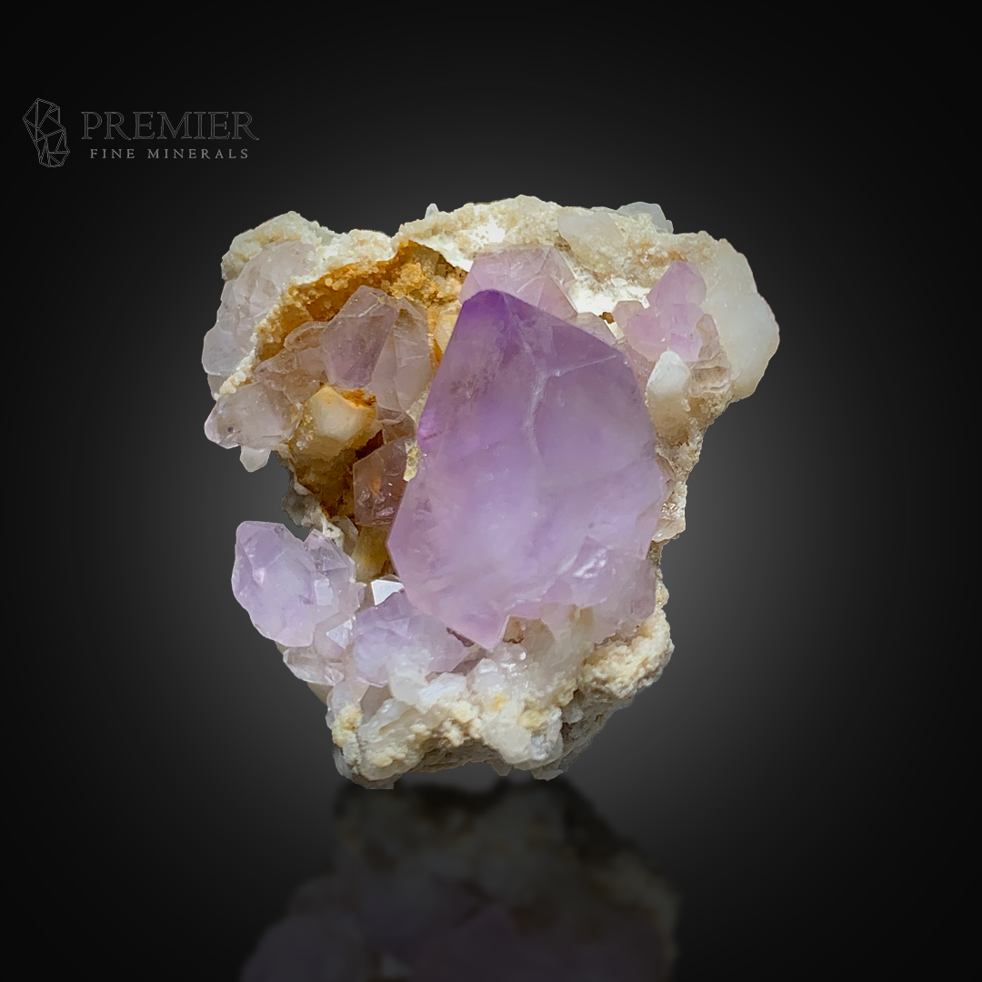 Amethyst, Quartz, Crystal Cluster, 24 Grams, 120 Carats, Afghanistan Mineral, Purple Crystal, On Matrix, Crown Chakra, Collector Specimen, Miniature Specimen, Healing Crystal, Natural Form