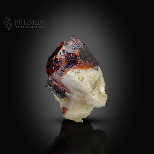 Rhodolite Garnet, Garnet, Schorl, Tourmaline, Feldspar, Etched Crystal, 40 Grams, 200 Carats, Pakistan Mineral, Combination Specimen, Rare Etching, Himalayan, Collector Grade