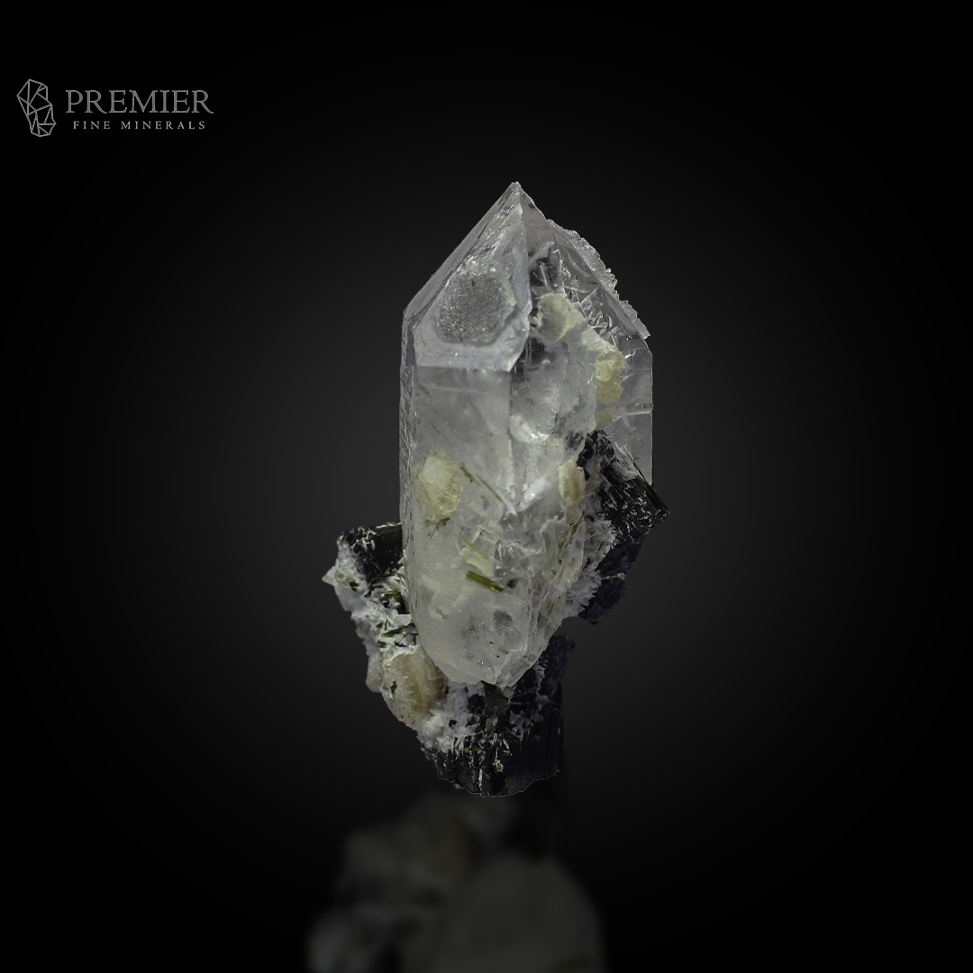 Quartz, Etched Quartz, Epidote, Mica, Inclusion Crystal, Combination Specimen, Rare Crystal, 65.4 Grams, 327 Carats, Afghanistan Mineral, Raw Crystal, Collector Grade, Unique Habit