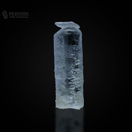 Aquamarine, Beryl, Etched Crystal, Cap Terminated, Geometric Pattern, 19.85 Carats, 3.97 Grams, Pakistan Mineral, Raw Crystal, Collector Grade, Thumbnail, Gem Quality