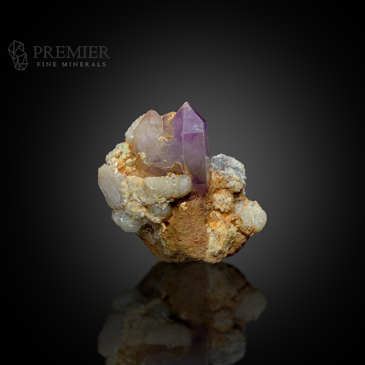 Amethyst and Calcite on Matrix - Afghanistan