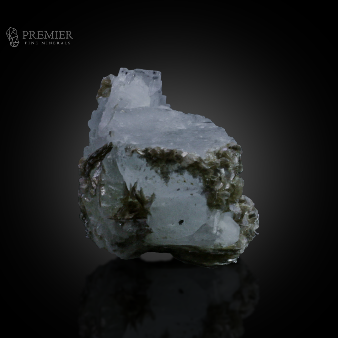Aquamarine, Beryl, Muscovite, Mica, Combination Specimen,Pakistan Mineral, Skardu, Himalayan, Raw Crystal, Collector Grade, Aesthetic Mineral