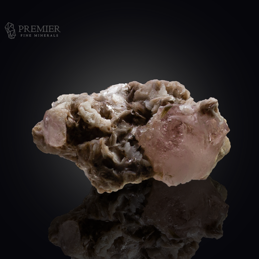 Morganite, Beryl, Etched Crystal, Rare Crystal, 19.42 Grams, 97.1 Carats, Afghanistan Mineral, Pink Crystal, Raw Crystal, Collector Grade, Unique Habit, On Matrix