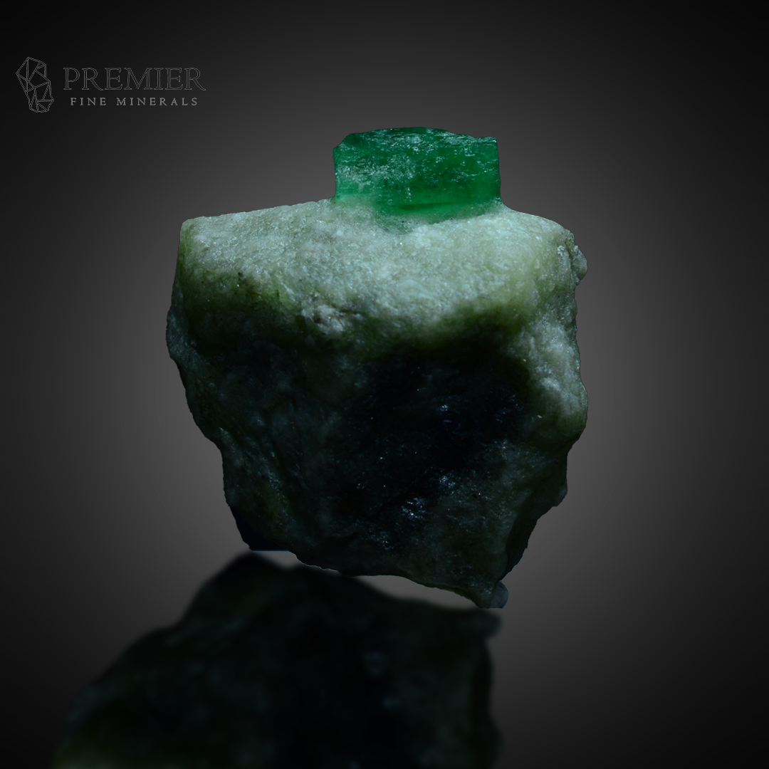 Emerald, Swat Valley, Beryl, 145 Carats, 29 Grams, Pakistan Mineral, Emerald on Matrix, Green Crystal, Collector Specimen, Heart Chakra, Investment Grade, Premium Locality, Miniature Specimen