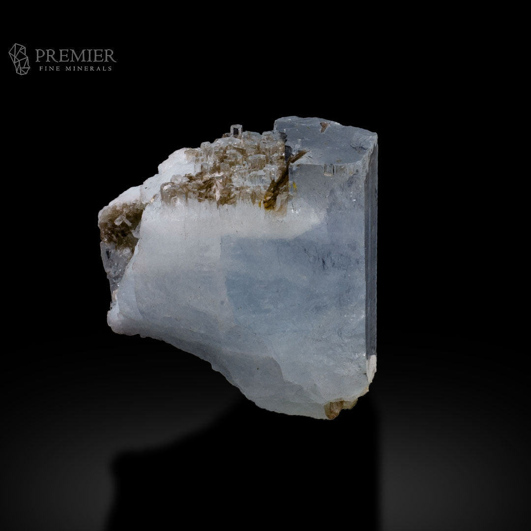 Aquamarine, Beryl, Mica, Muscovite, Combination Specimen, 47 Grams, 235 Carats, Pakistan Mineral, Skardu, Raw Crystal, Collector Grade, Miniature Specimen, Gem Quality