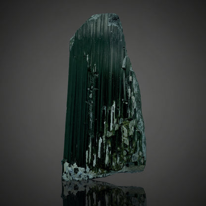 Black Tourmaline, Schorl Crystal,  Epidote Inclusion, Rare Mineral, Large Crystal, Grounding Stone, Healing Crystal, Collector Specimen, Investment Stone, Tourmaline Crystal, Mineral Association, Crystal Dimensions