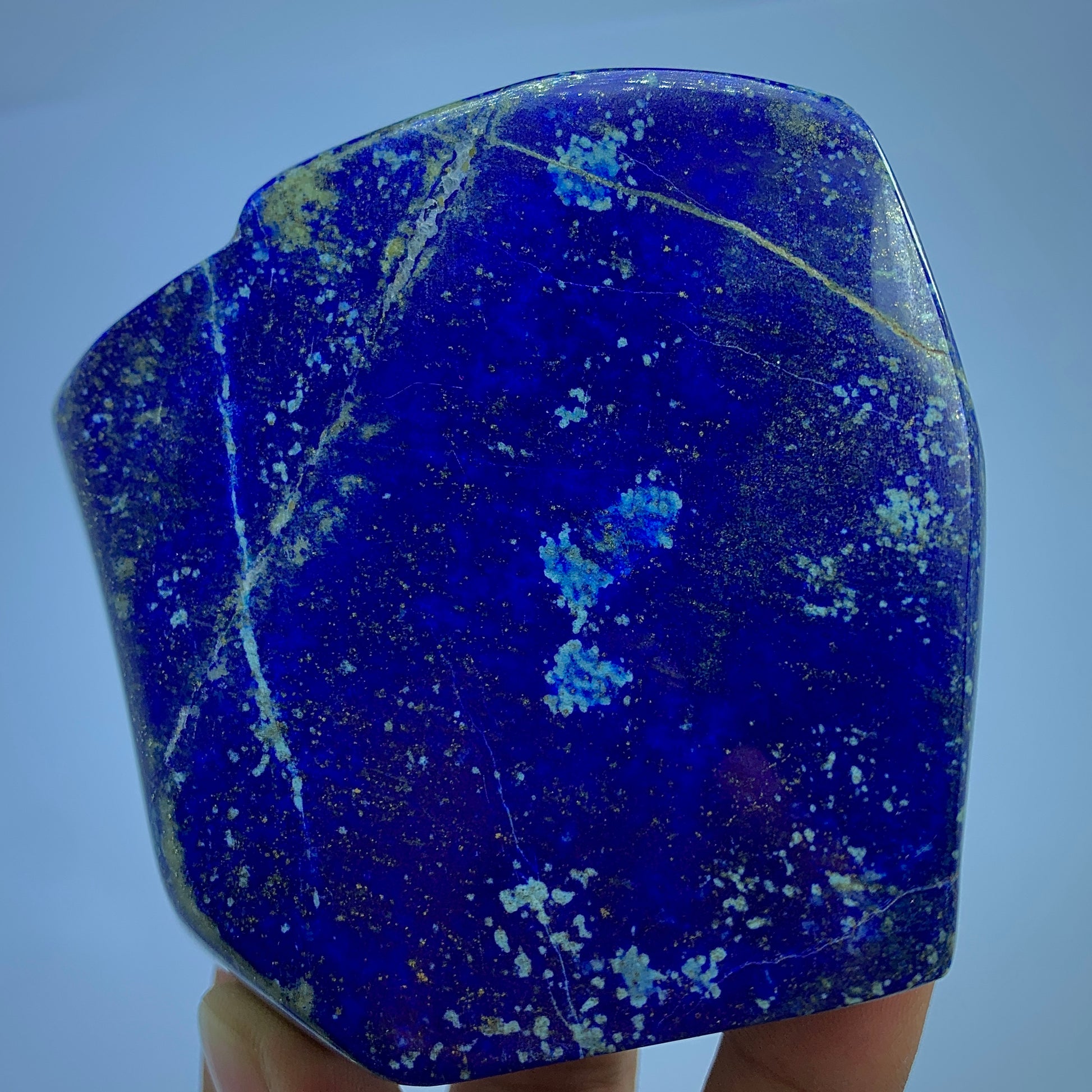 Lapis Lazuli Tumbled, 450g Lapis, Royal Blue, Polished Stone, Freeform Lapis, Healing Stone, Wisdom, Third Eye Chakra, Golden Pyrite, Home Decor