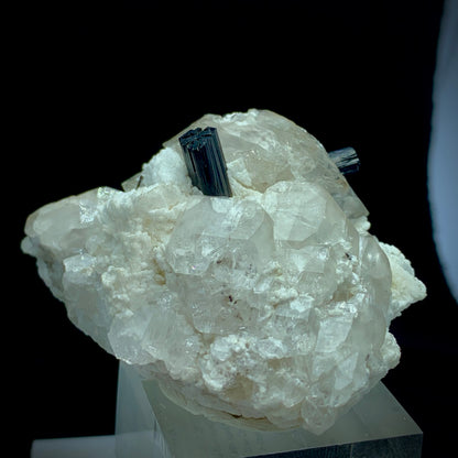 Aquamarine, Schorl, Black Tourmaline, Quartz Cluster, Feldspar Matrix, 682 Carat, Skardu Pakistan, Large Specimen, Collector Grade, Investment Mineral