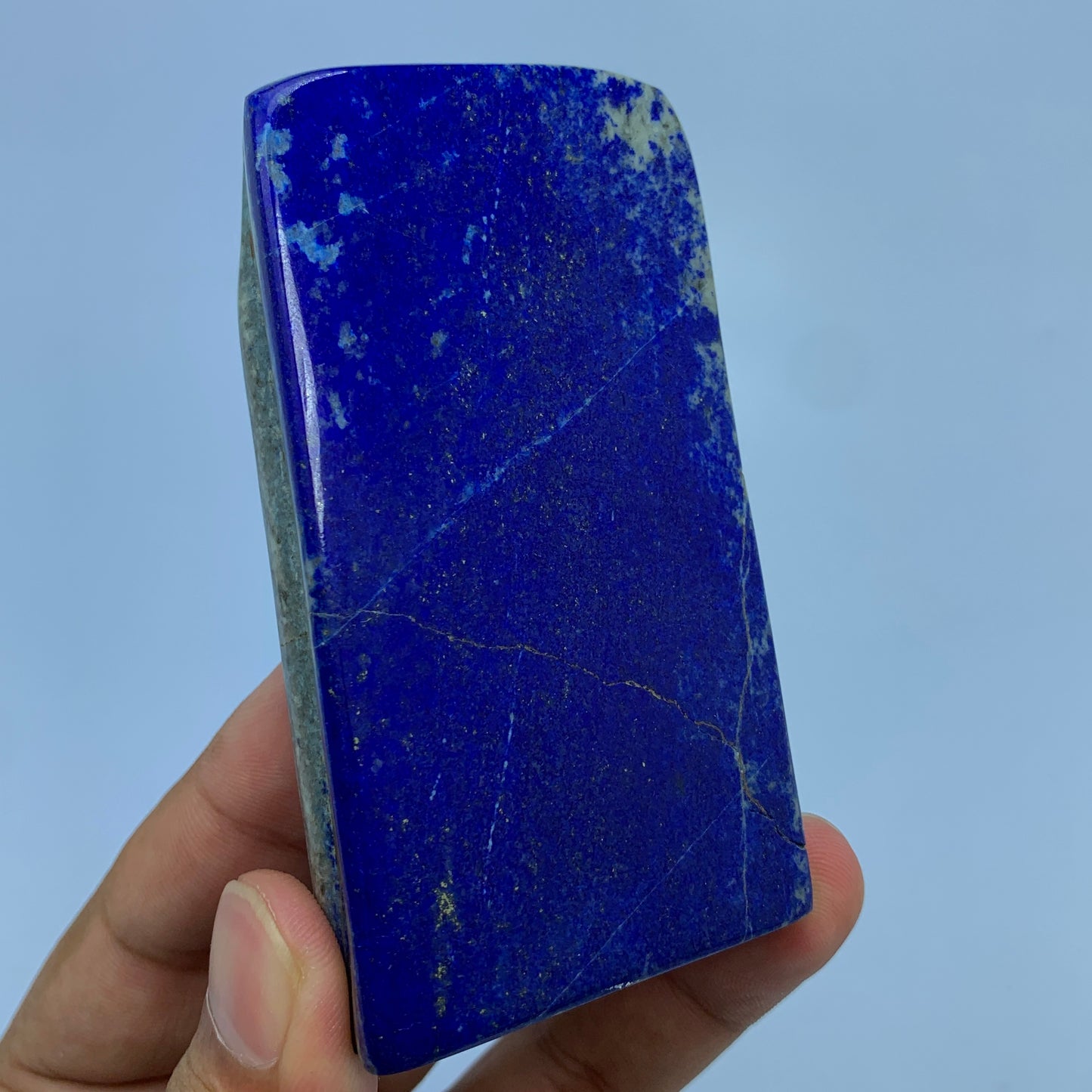 Lapis Lazuli Tumbled, 926 Carat, Mine 4 Lapis, Deep Blue, Polished Stone, Afghan Lapis, Golden Pyrite, Freeform Stone, Decor Piece, High Quality