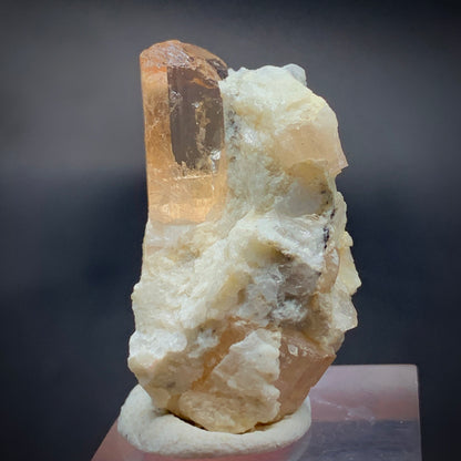 Imperial Topaz, Katlang Topaz, 88 Carat, Topaz Crystal, Pink Topaz, Rare Mineral, Pakistan Mineral, Matrix Specimen, Collector Grade, Solar Plexus, Crown Chakra, Investment Stone, Crystal Dimensions