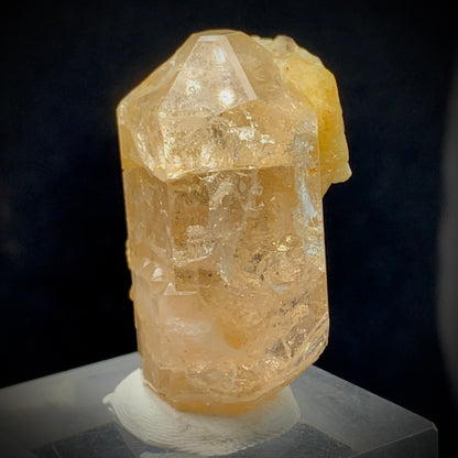 Topaz Crystal, Double Terminated, 246 Carats, Schorl, Feldspar Matrix, Pakistan Mineral, DT Crystal, Black Tourmaline, Collector Specimen, Aesthetic Cluster, Investment Stone, Crystal Dimensions, Topaz on Matrix