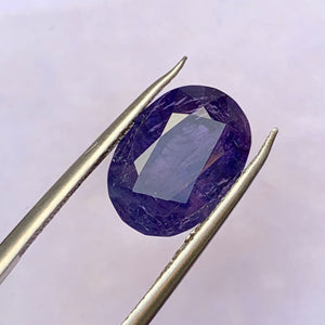 Natural Corundum Sapphire Oval Shaped – Rare Kashmir, Pakistan (5.5 Carats)
