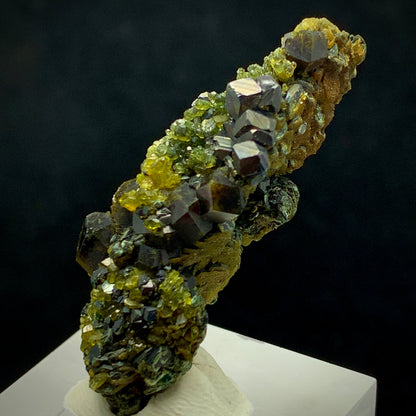 Andradite Garnet, Vesuvianite, Magnetite, 63 Carat, Skardu Pakistan, Mineral Association, Garnet Crystal, Idocrase, Collector Specimen, Pakistan Mineral