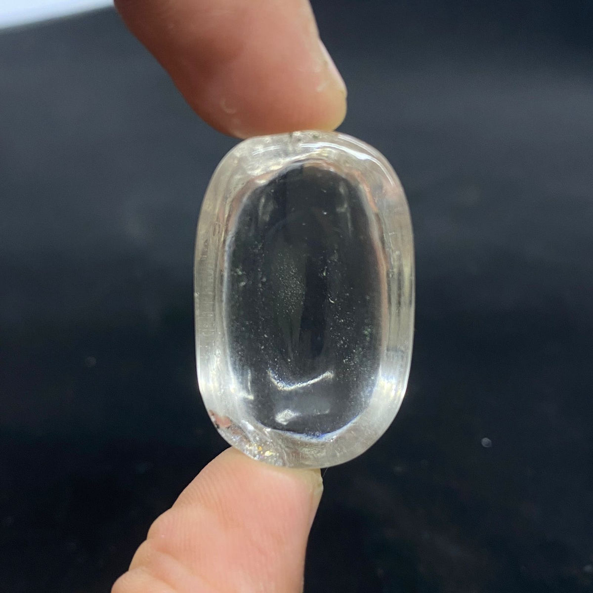 Natural Clear Quartz Polished Cabochon 85 Carats – Handmade from Pakistan