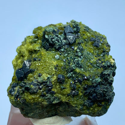 Magnetite, Vesuvianite, Diopside  on Matrix from Pakistan