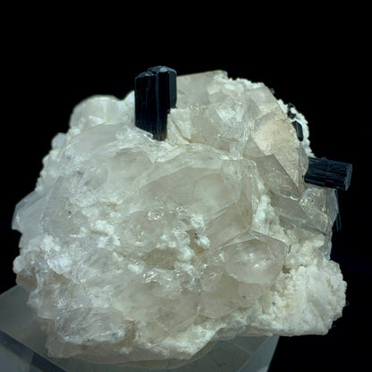 Aquamarine, Schorl, Black Tourmaline, Quartz Cluster, Feldspar Matrix, 682 Carat, Skardu Pakistan, Large Specimen, Collector Grade, Investment Mineral