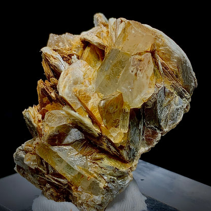 Aquamarine, Muscovite, Beryl, 165 Carats, 33 Grams, Pakistan Mineral, Throat Chakra, Aesthetic Specimen, Pegmatite Mineral, Collector Cluster, Blue Crystal, Mica, Aquamarine on Muscovite