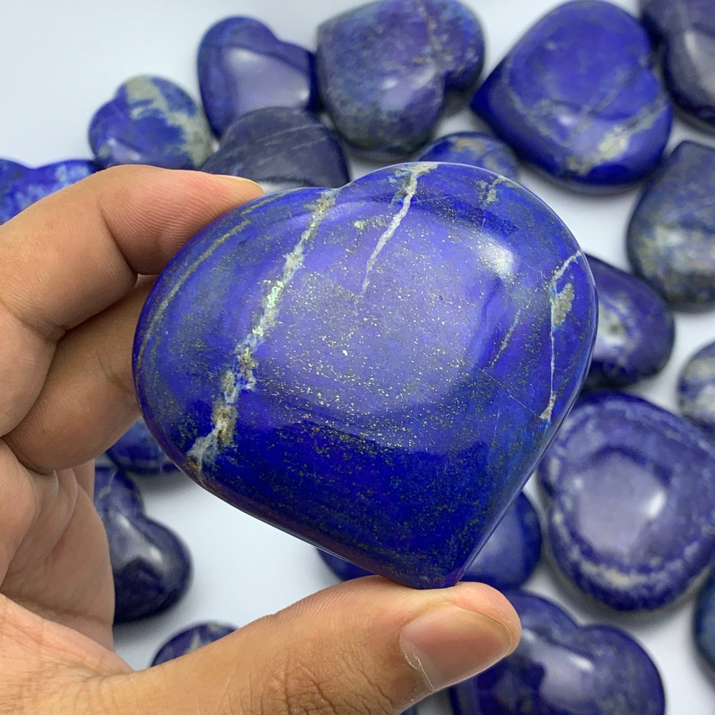 Lapis Lazuli Heart, Large Crystal, Royal Blue Stone, 800 Gram Lapis, Afghan Crystal, Healing Stone, Third Eye Chakra, Polished Crystal, Wisdom Stone, Statement Piece