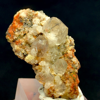 Rutile Quartz, Zagi Mine, Diamond Quartz, Lepidolite Matrix, 95 Carat, Pakistan Specimen, Terminated Rutile, Rare Mineral, Collector Specimen, Zagi Crystal