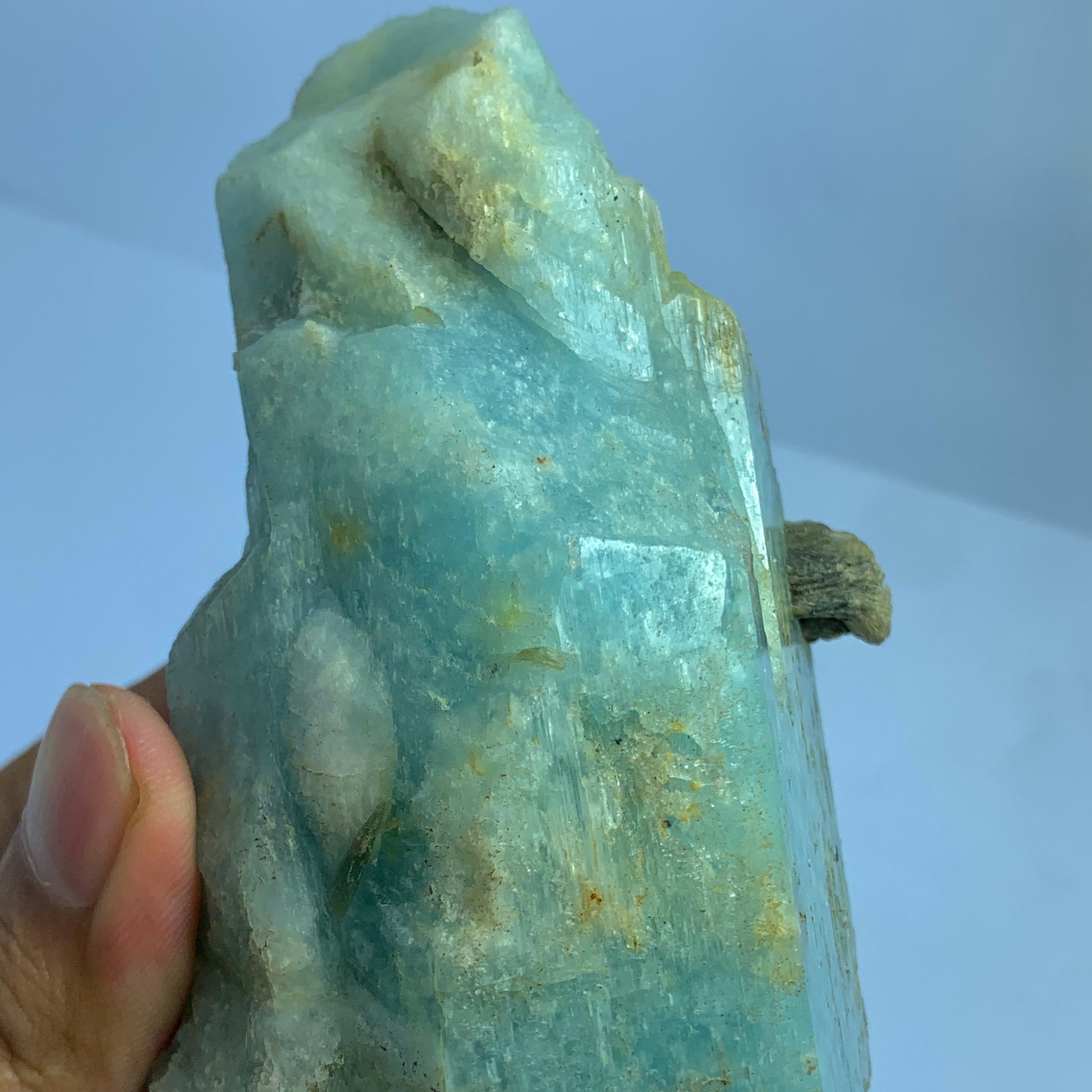 Aquamarine Crystal, 2500 Carat Beryl, Deep Blue Aquamarine, Raw Crystal Specimen, Afghanistan Mineral, Large Aquamarine, Rough Gemstone, Investment Mineral, Beryl Crystal, Blue Crystal