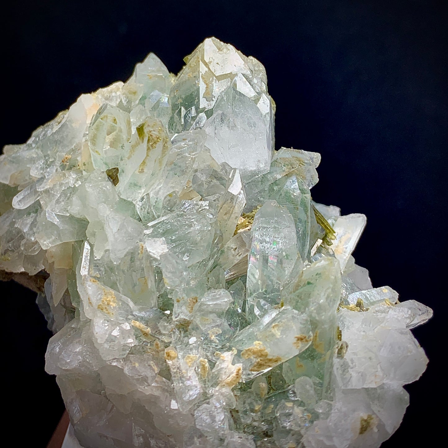 Epidote Crystal, Quartz Cluster,  Massive Mineral, Green Crystal, Heart Chakra, Abundance Stone, Collector Specimen, Investment Stone, Mineral Association, Crystal Dimensions, Natural Specimen