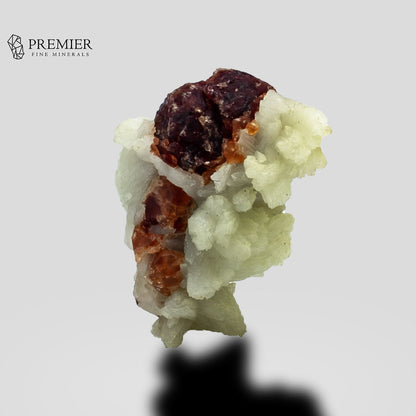 Rhodolite Garnet, Garnet Crystals, 215 Carats, Mushroom Crystal, Feldspar Matrix, Pakistan Mineral, Pink Garnet, Collector Specimen, Aesthetic Cluster, Heart Chakra, Pegmatite Mineral, Unique Mineral, Crystal Dimensions