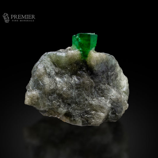 Emerald Crystal on Matrix from Pakistan