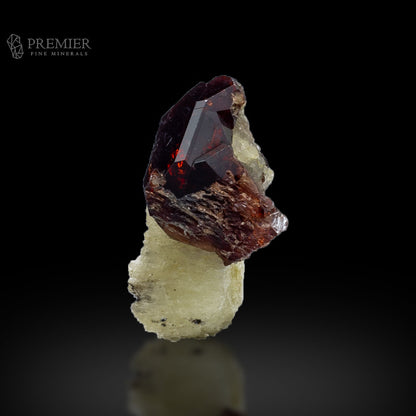 Garnet Terminated Crystal on Matrix from Pakistan