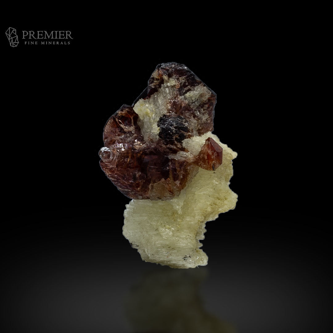 Garnet Terminated Crystal on Matrix from Pakistan