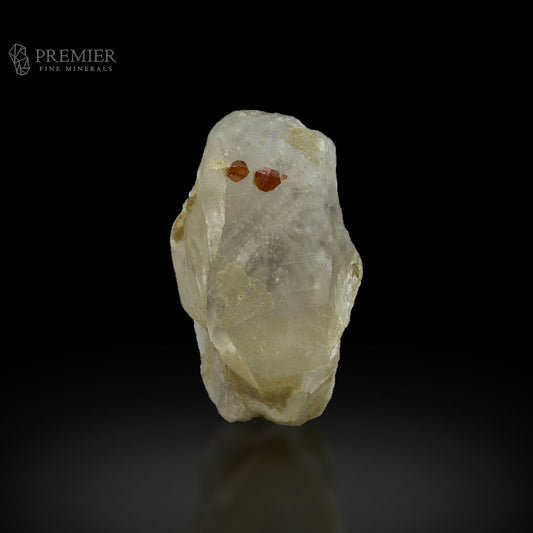 Spessartine Garnet Included Quartz Crystal - Pakistan