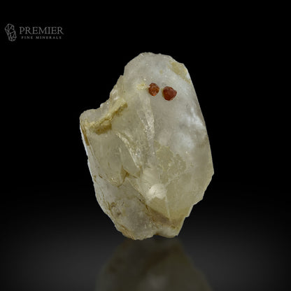 Spessartine Garnet Included Quartz Crystal - Pakistan
