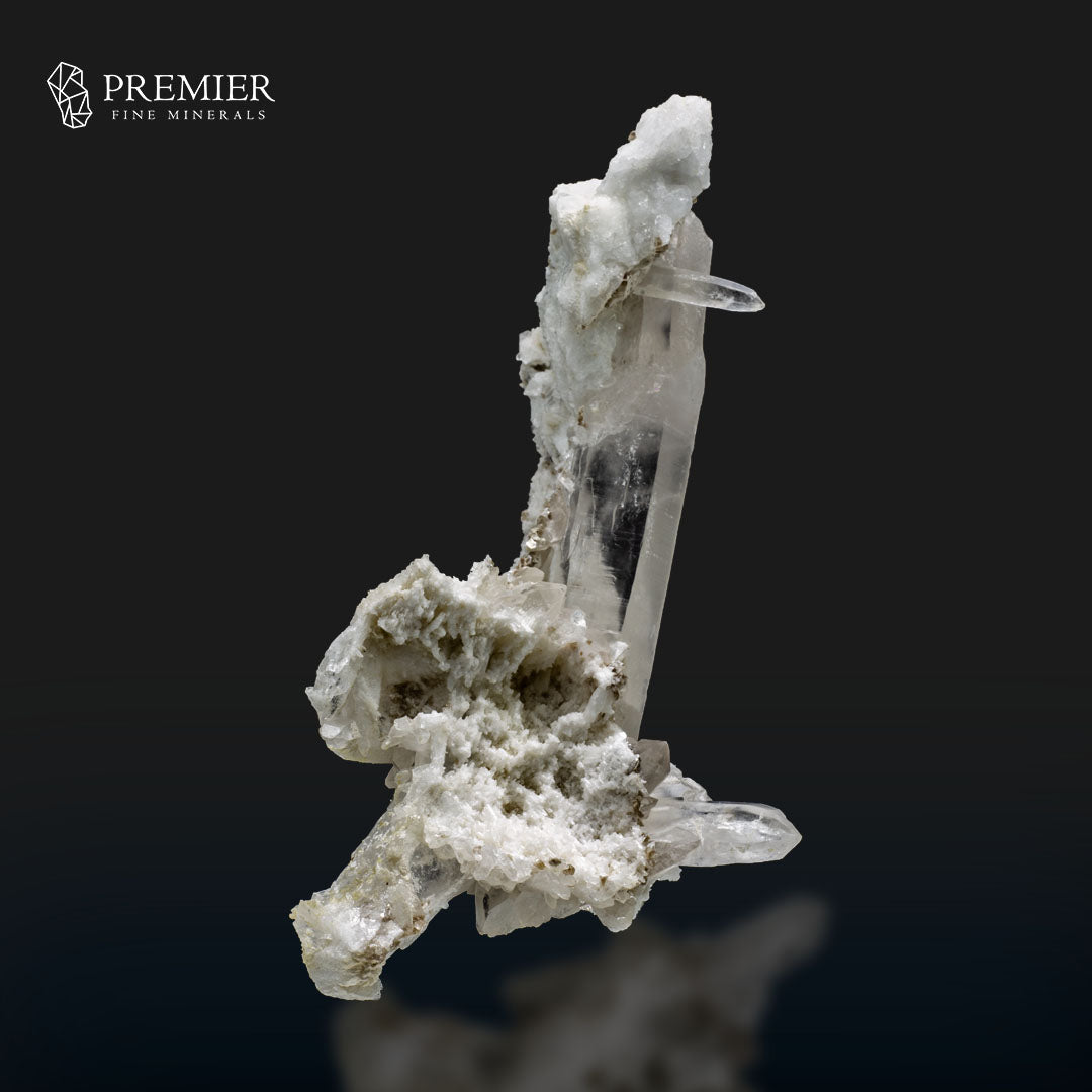 Lemurian Quartz Crystal Cluster on Matrix – Skardu Pakistan