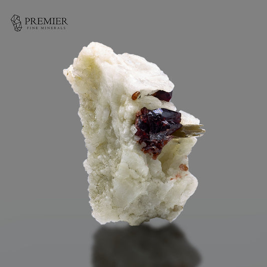 Rhodolite Garnet & Mica on Feldspar - Pakistan
