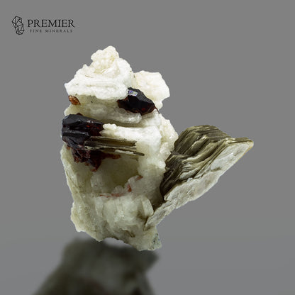Rhodolite Garnet & Mica on Feldspar - Pakistan