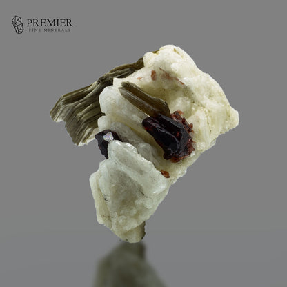 Rhodolite Garnet & Mica on Feldspar - Pakistan