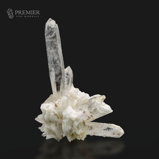 Etched Lemurian Quartz Cluster on Matrix – Pakistan