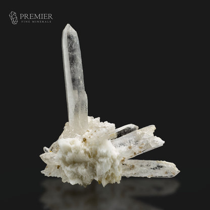 Etched Lemurian Quartz Cluster on Matrix – Pakistan