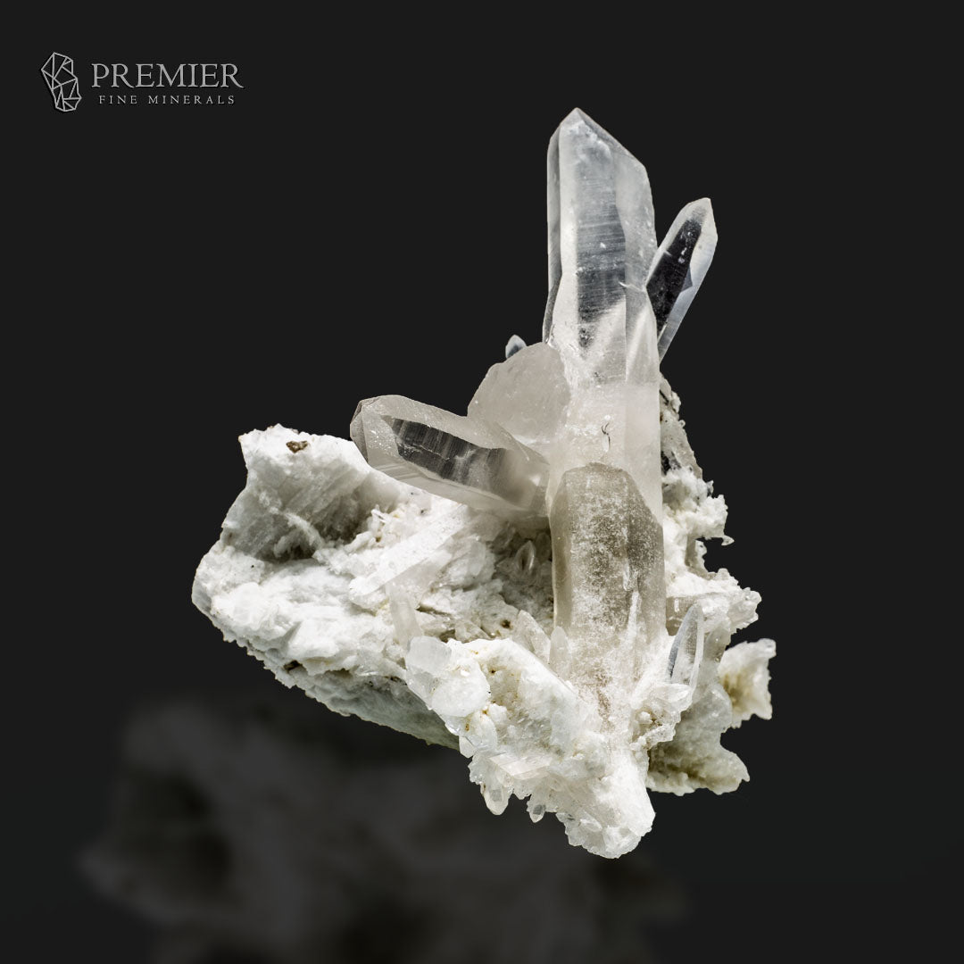 Himalayan Lemurian Quartz Cluster with Mica & Feldspar Pakistan