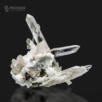 Himalayan Lemurian Quartz Cluster with Mica & Feldspar Pakistan