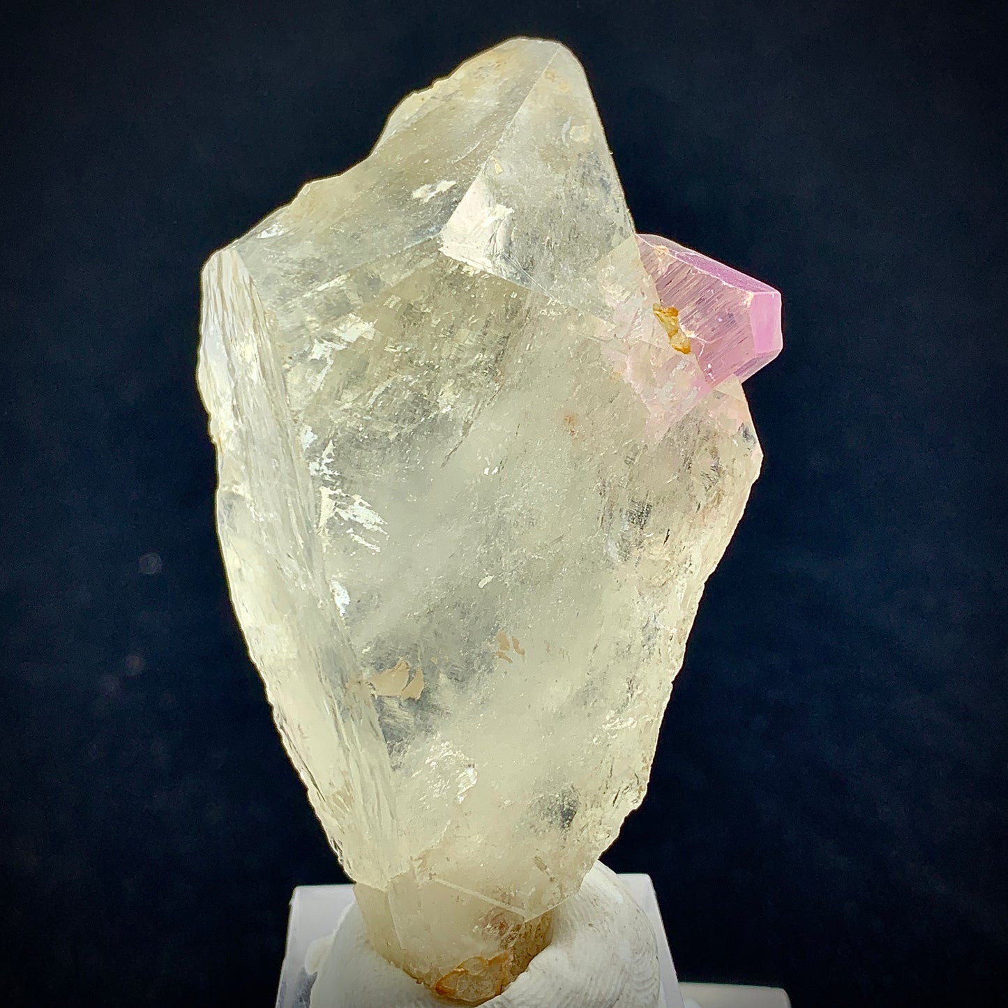 Kunzite on Quartz, 400 Carat, Afghanistan Crystal, Kunzite Matrix, Pink Spodumene, Quartz Cluster, Heart Chakra Stone, Collector Specimen, Aesthetic Crystal