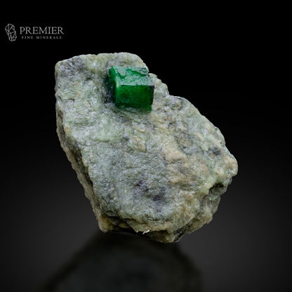 Emerald Crystal on Matrix from Pakistan