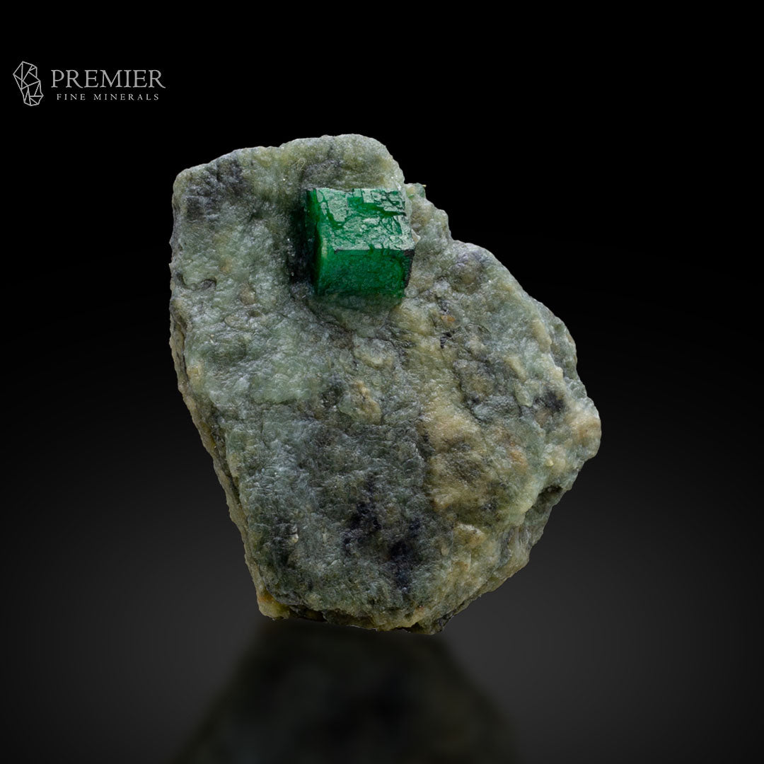 Emerald Crystal on Matrix from Pakistan