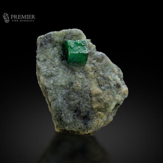Emerald Crystal on Matrix from Pakistan