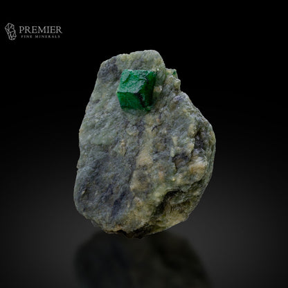 Emerald Crystal on Matrix from Pakistan