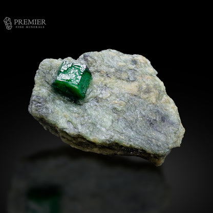 Emerald Crystal on Matrix from Pakistan